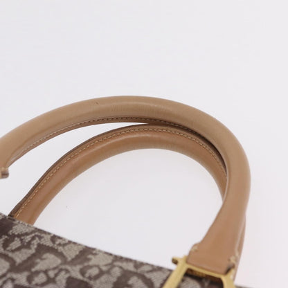 Christian Dior Vintage Open Diorissimo Canvas, Brown, Canvas, Tote Bag