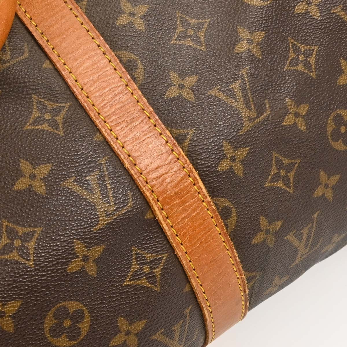 Louis Vuitton Keepall Monogram Canvas, Brown, Canvas, Travel Bag