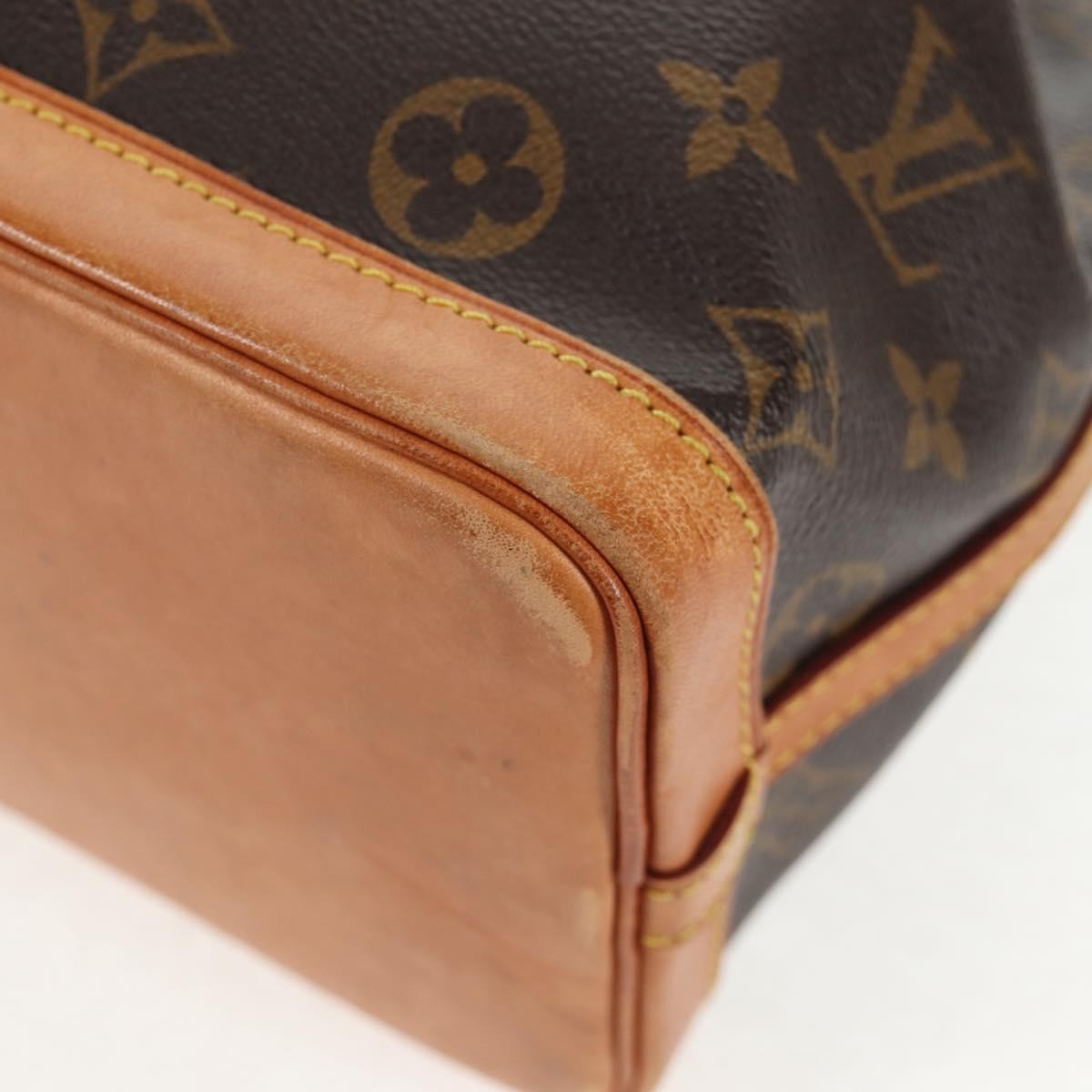 Louis Vuitton Noe Monogram Canvas, Brown, Canvas, Shoulder Bag