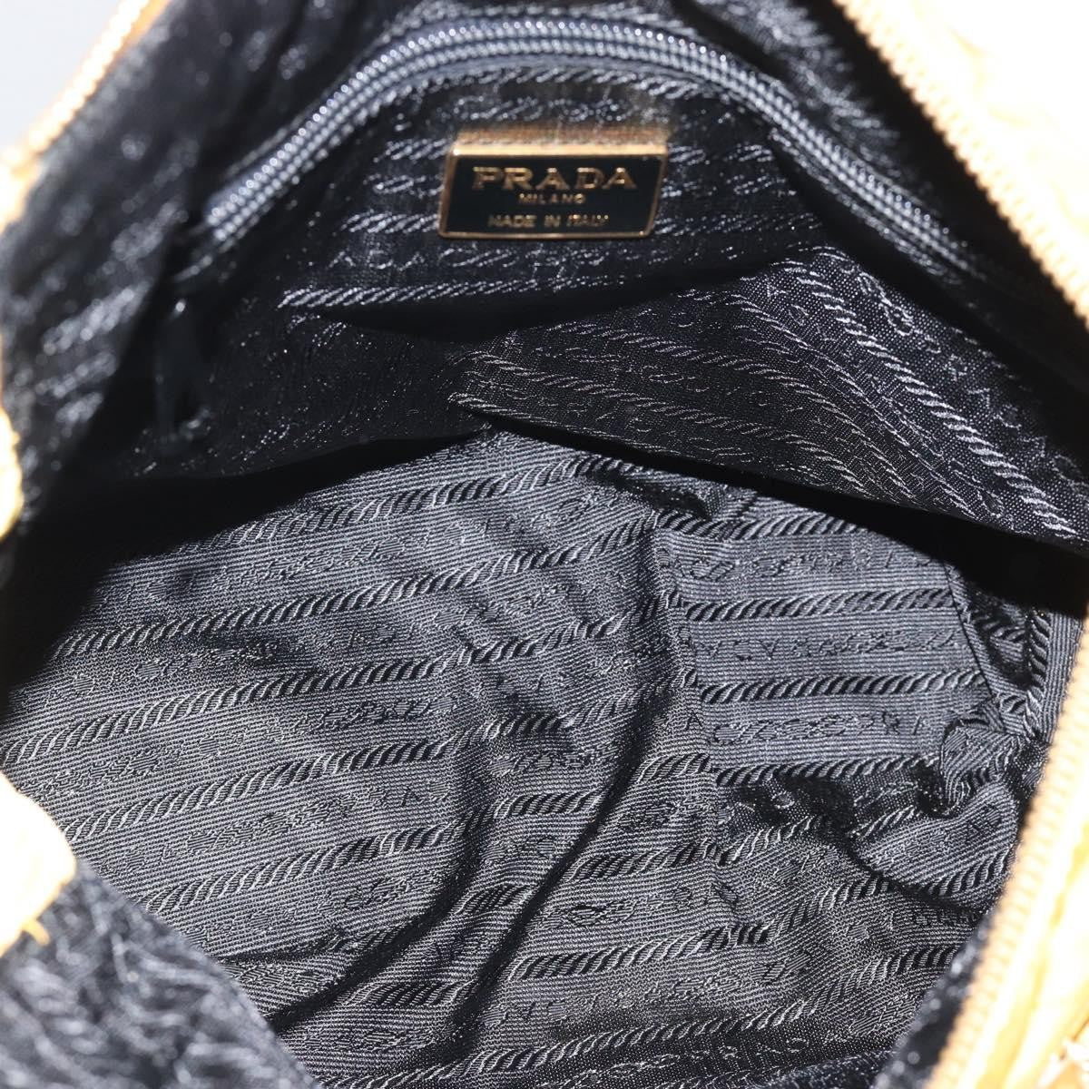 Prada Re-Edition 1995 Chain Quilted Re-Nylon, Yellow, Nylon, Tote Bag