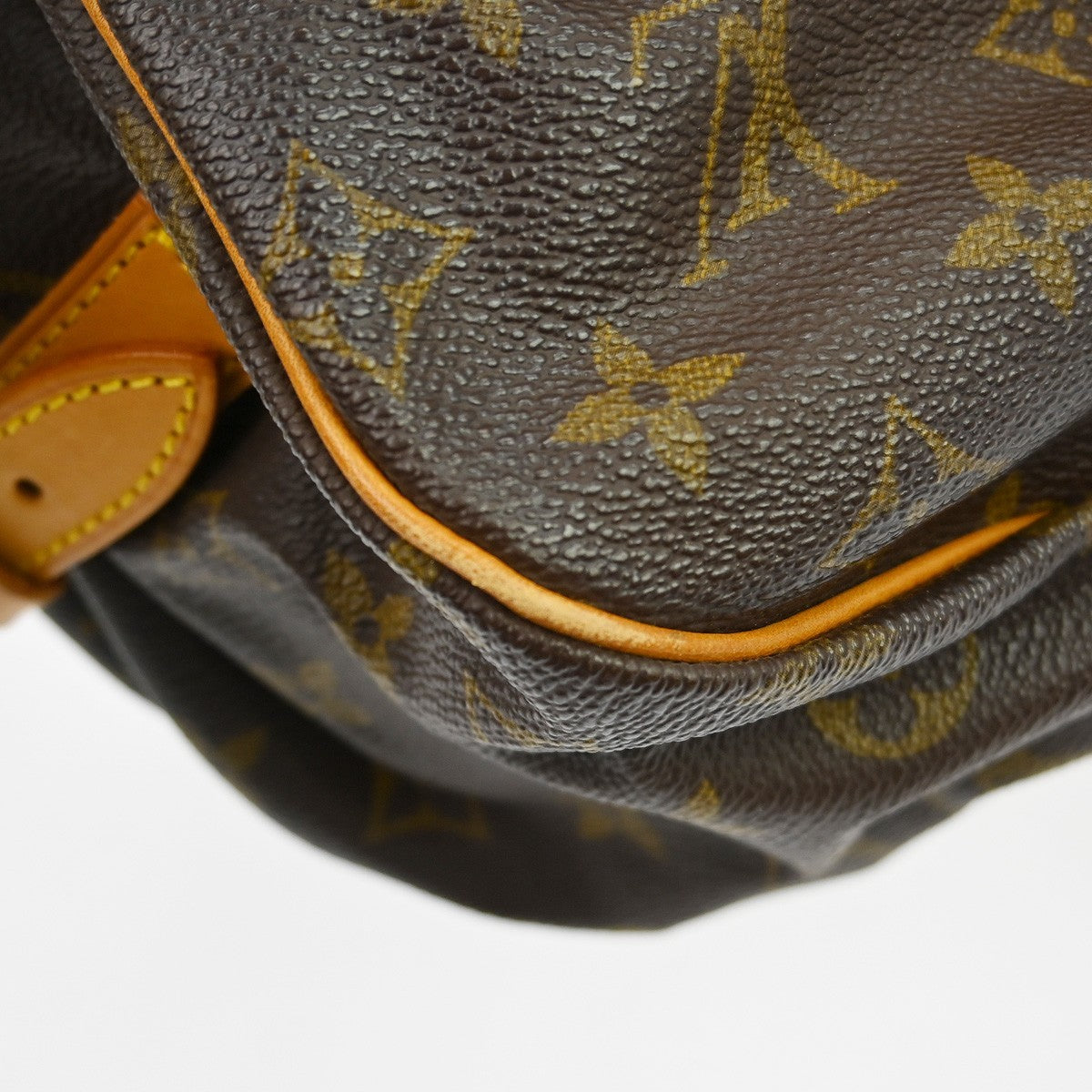 Louis Vuitton Saumur Monogram Canvas, Brown, Canvas, Shoulder Bag