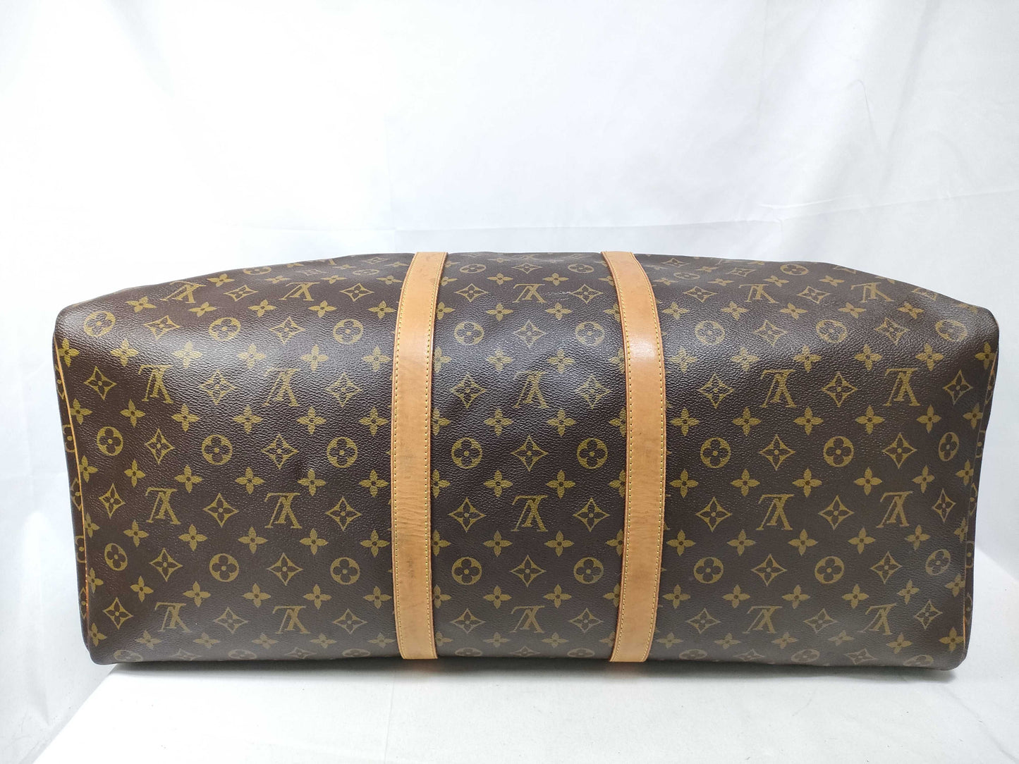 Louis Vuitton Keepall Monogram, Brown, Canvas, Travel Bag