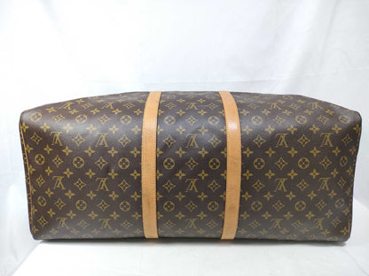 Louis Vuitton Keepall Monogram, Brown, Canvas, Travel Bag