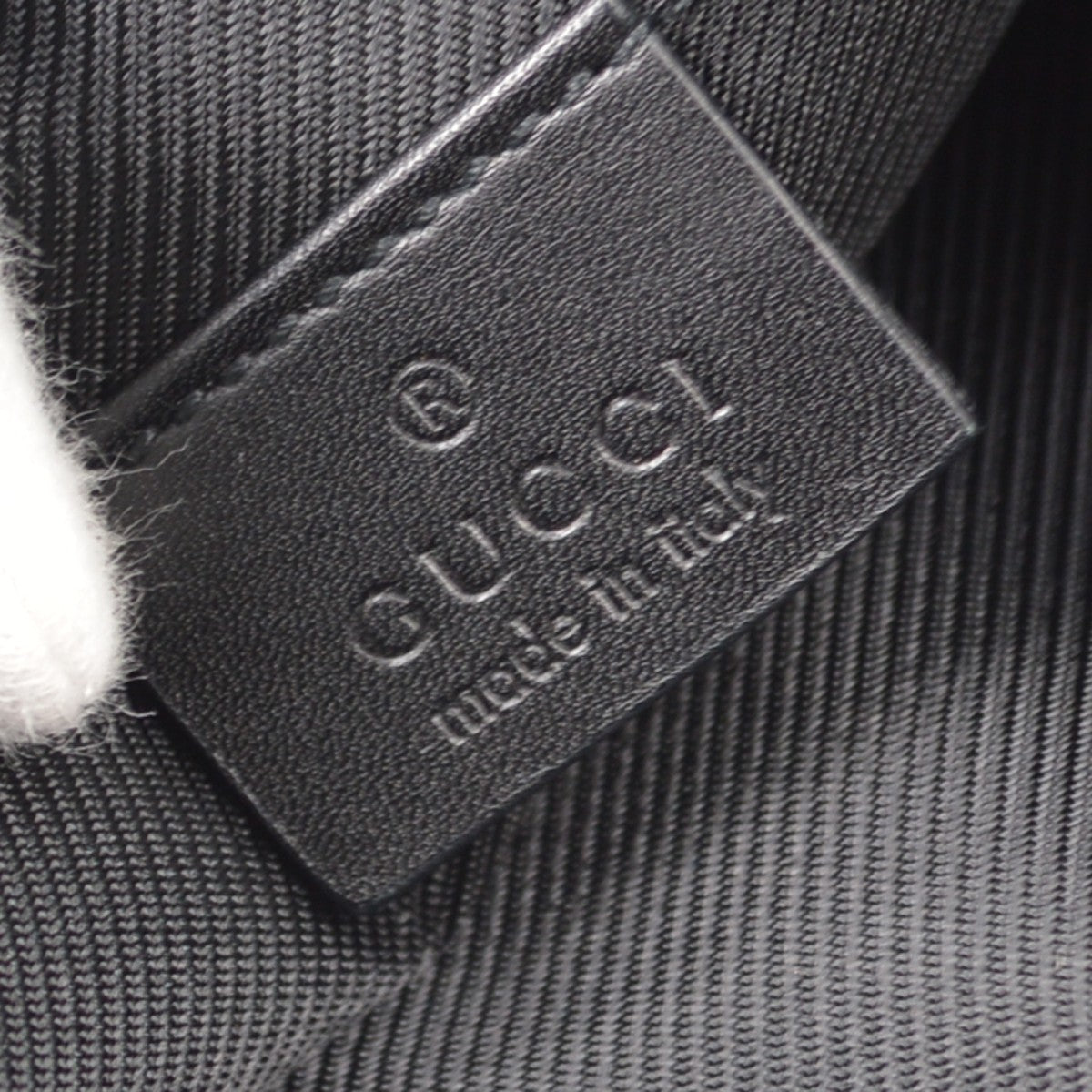 Gucci Zip GG Denim, Black, Canvas, Crossbody Bag