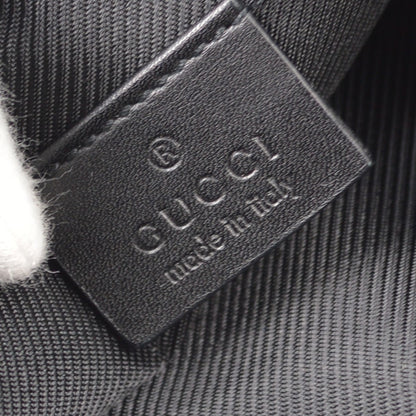Gucci Zip GG Denim, Black, Canvas, Crossbody Bag