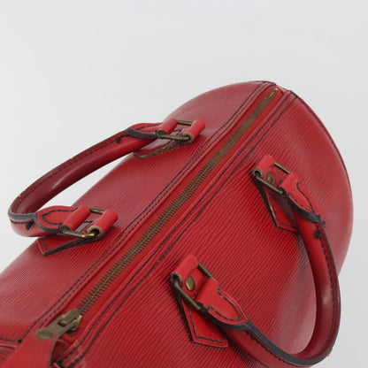 Louis Vuitton Speedy Epi, Red, Leather, Handbag