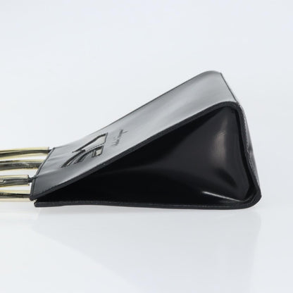 Salvatore Ferragamo Vintage Patent Leather, Black, Patent Leather, Handbag