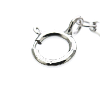 Tiffany & Co. T Smile Pendant 18K White Gold, Silver, White Gold, Necklace