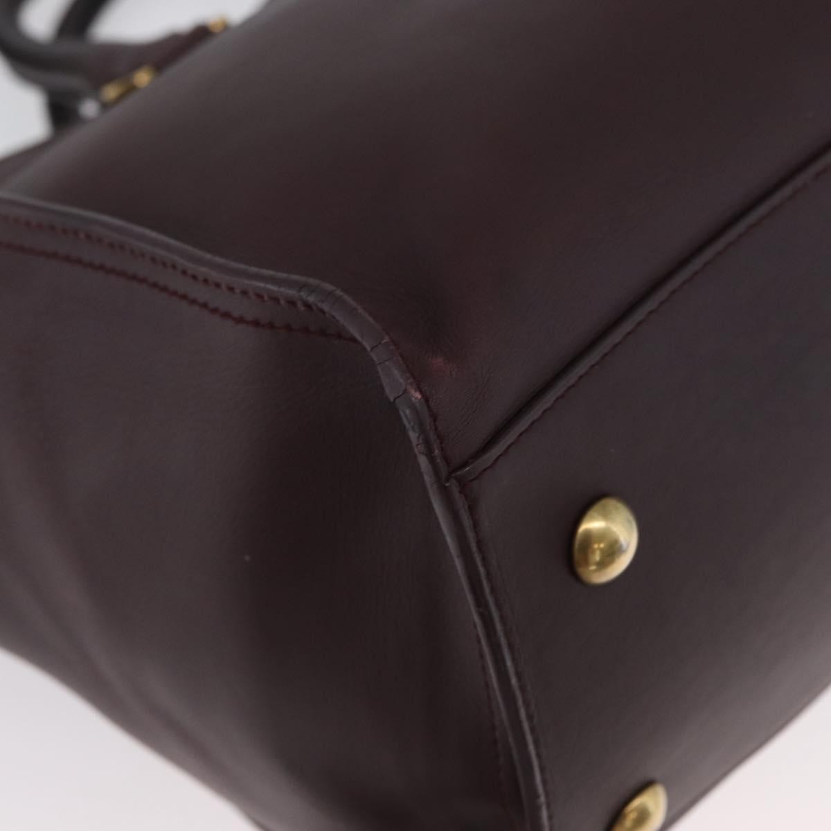 Saint Laurent Classic Y Cabas Leather, Purple, Leather, Tote Bag