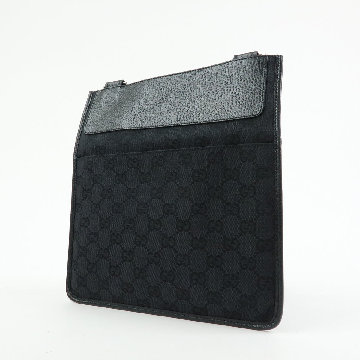 Gucci Shoulder Canvas, Black, Canvas, Shoulder Bag
