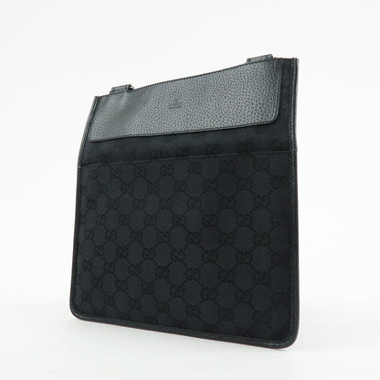 Gucci Shoulder Canvas, Black, Canvas, Shoulder Bag