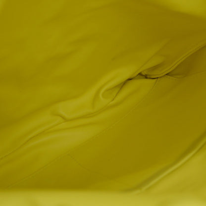 Bottega Veneta The Fringe Leather, Yellow, Leather, Clutch