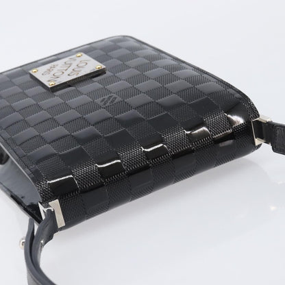 Louis Vuitton Cabaret Club Damier Vernis, Black, Patent Leather, Handbag