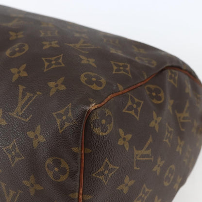 Louis Vuitton Speedy Handbag Monogram Canvas, BROWN, CANVAS, Handbag