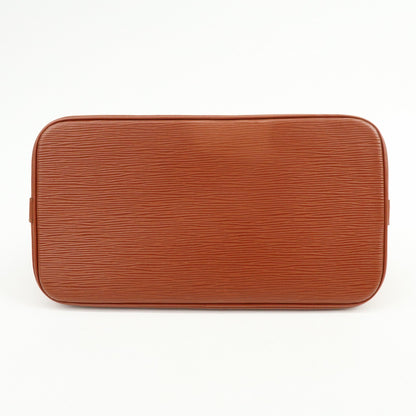 Louis Vuitton Alma Epi Leather, Brown, Leather, Handbag