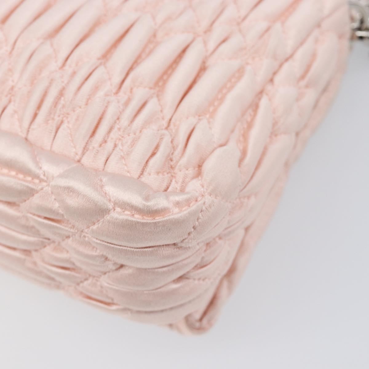 Miu Miu Crystal Full Flap Printed Calf Hair and Matelasse Leather, Pink, Satin, Shoulder Bag