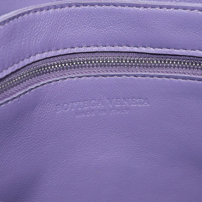 Bottega Veneta Cassette Maxi Intrecciato Leather, Purple, Leather, Crossbody Bag