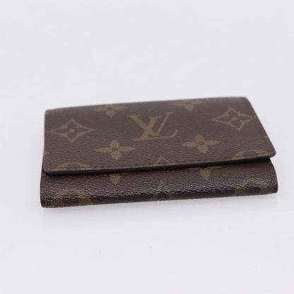 Louis Vuitton Bifold Card Case Canvas, Brown, Canvas, Clutch