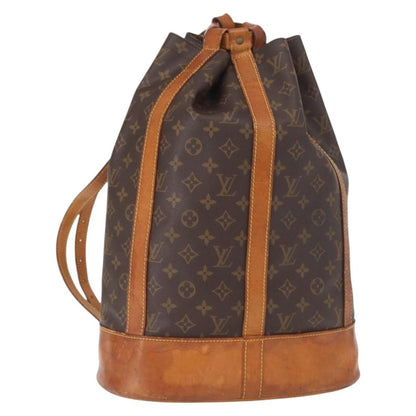 Louis Vuitton Randonnee Pochette Monogram Coated Canvas, BROWN, CANVAS, Handbag