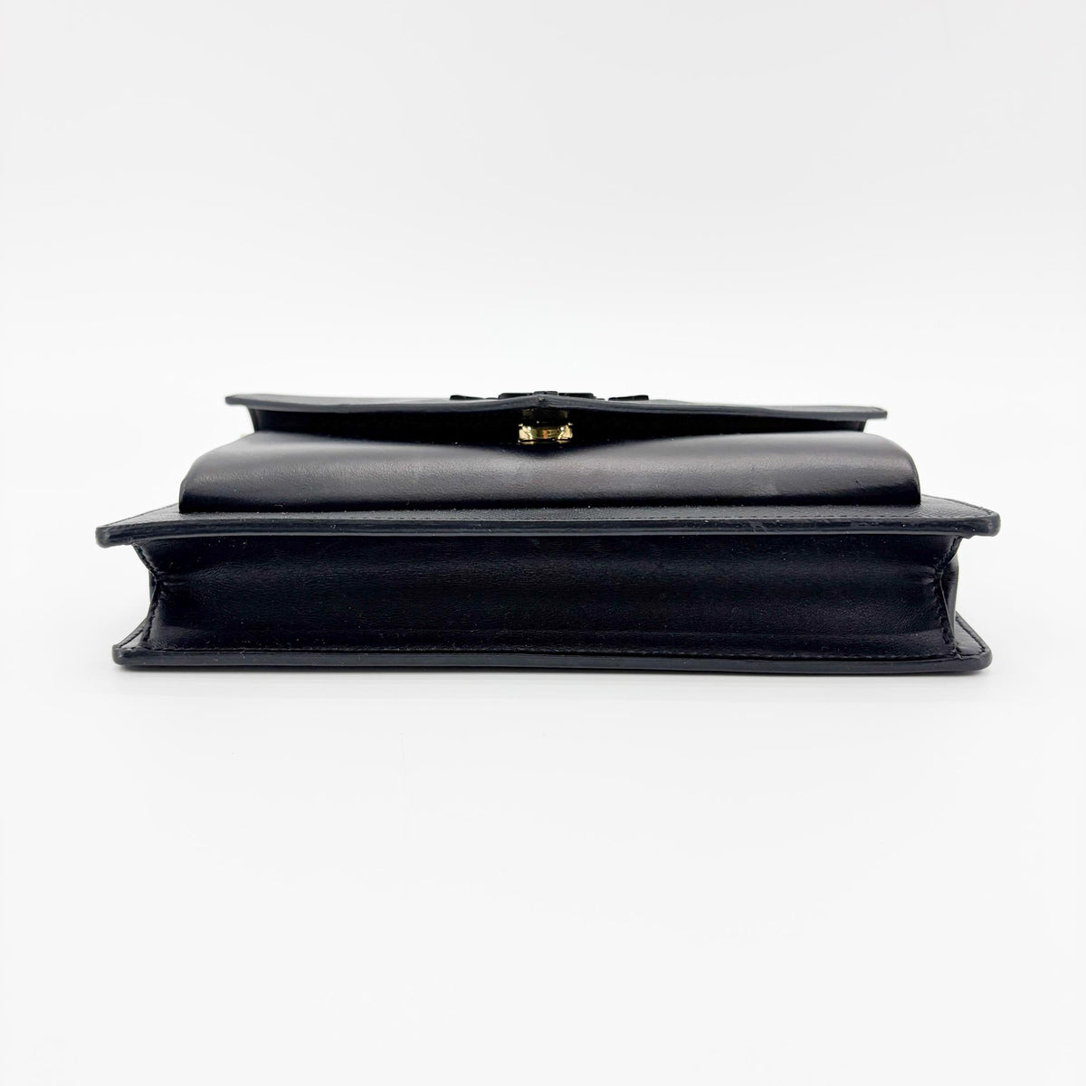 Prada Envelope Clutch Saffiano Leather, Black, Leather, Clutch