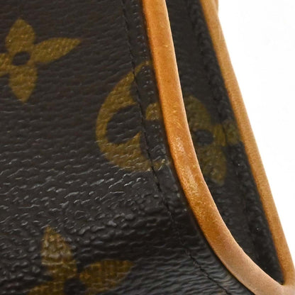 Louis Vuitton Florentine Pochette Damier, Brown, Canvas, Clutch