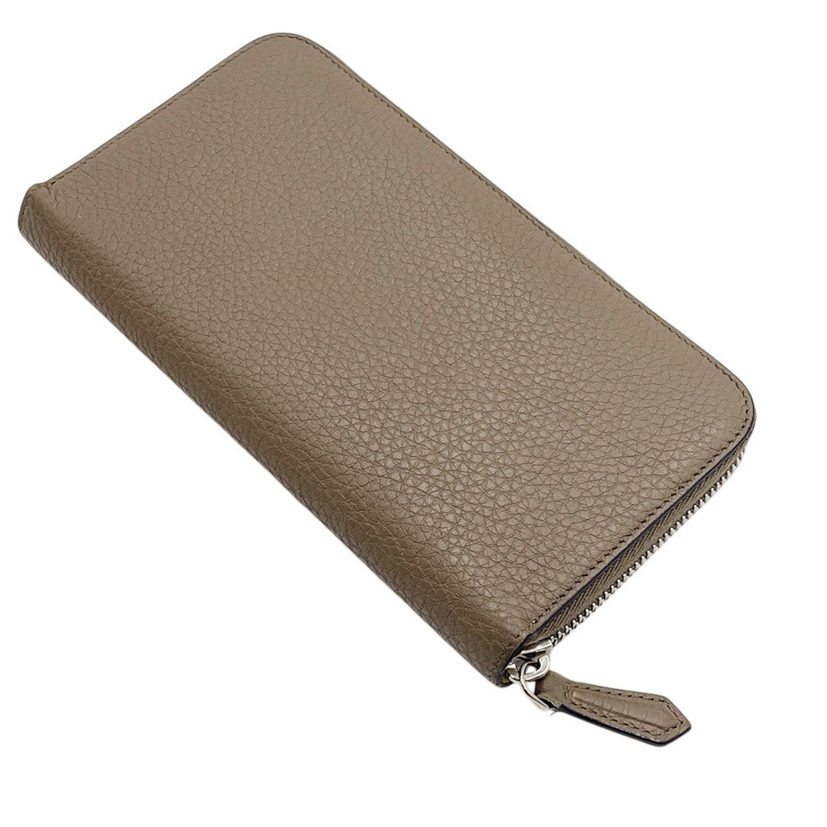 Fendi Forever Zip Around Printed Leather, Beige, Leather, Wallet