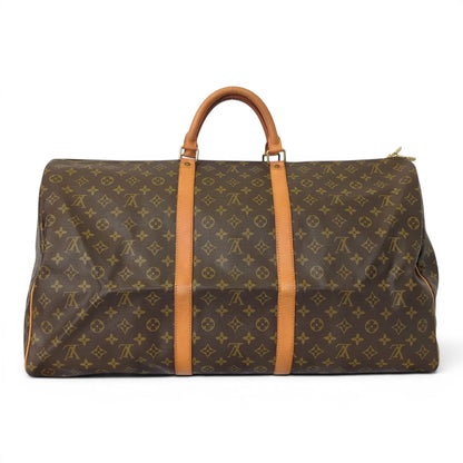 Louis Vuitton Keepall Monogram Canvas, Brown, Canvas, Travel Bag