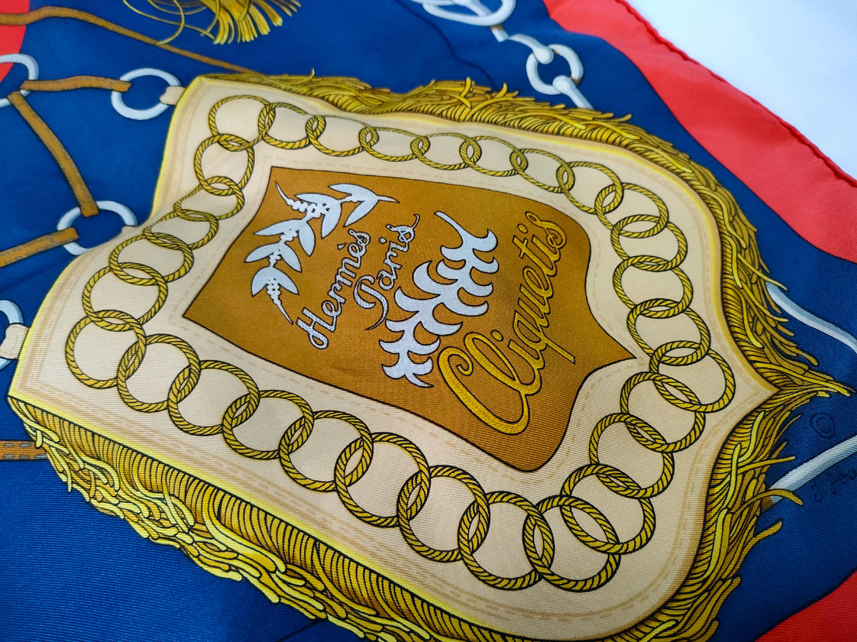 Hermes Carré 90 Silk multicolor, Multicolour, Silk, Scarf