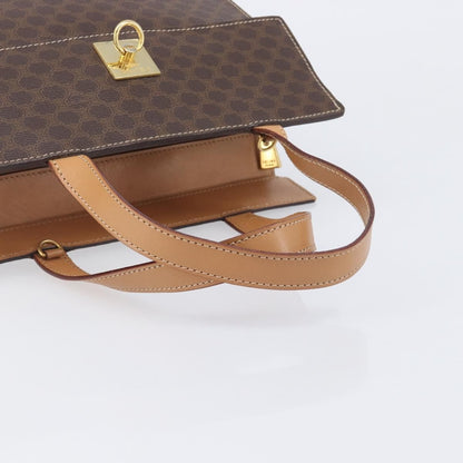 Celine Handbag Canvas, Brown, Canvas, Handbag