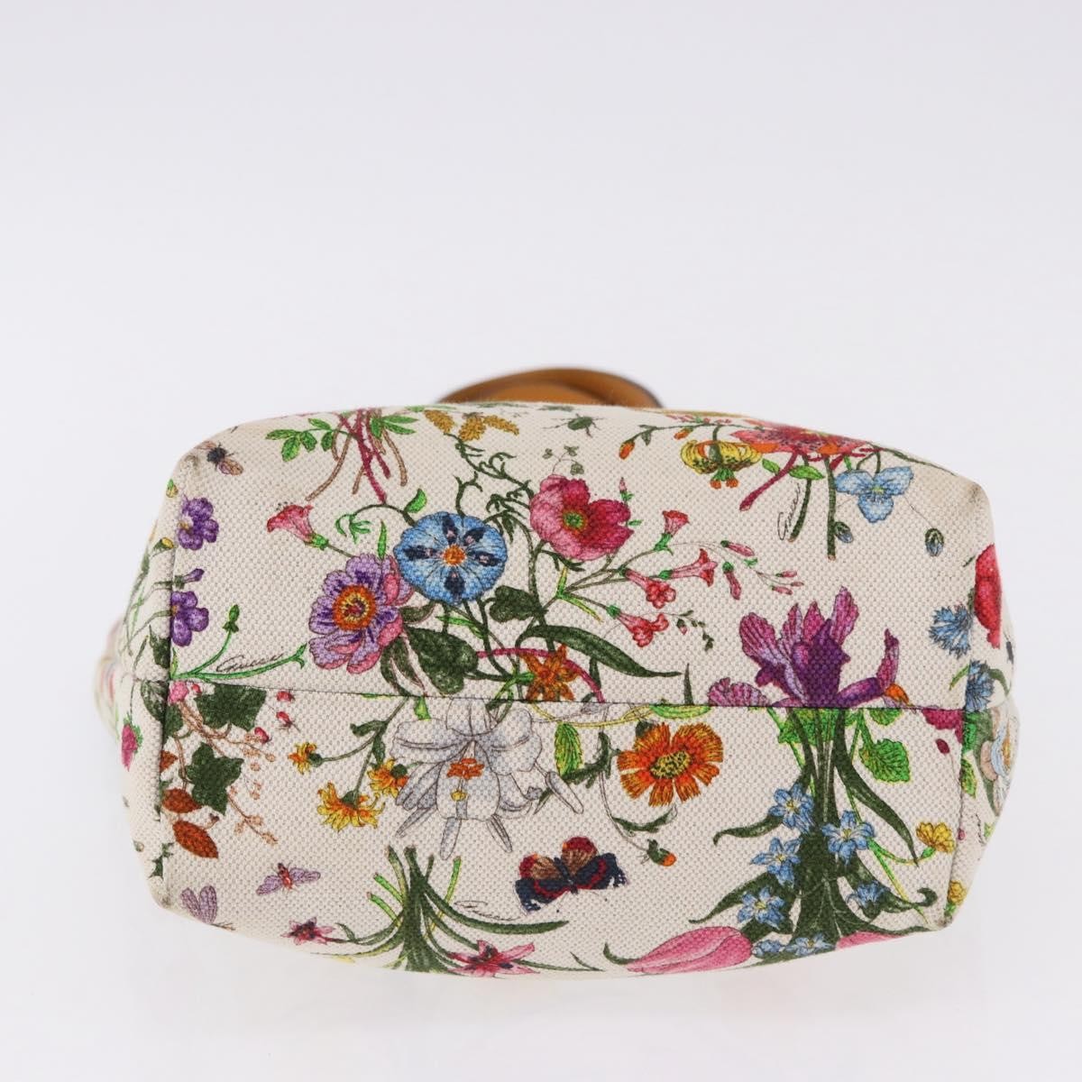 Gucci Craft Flora Canvas, Multicolour, Canvas, Tote Bag