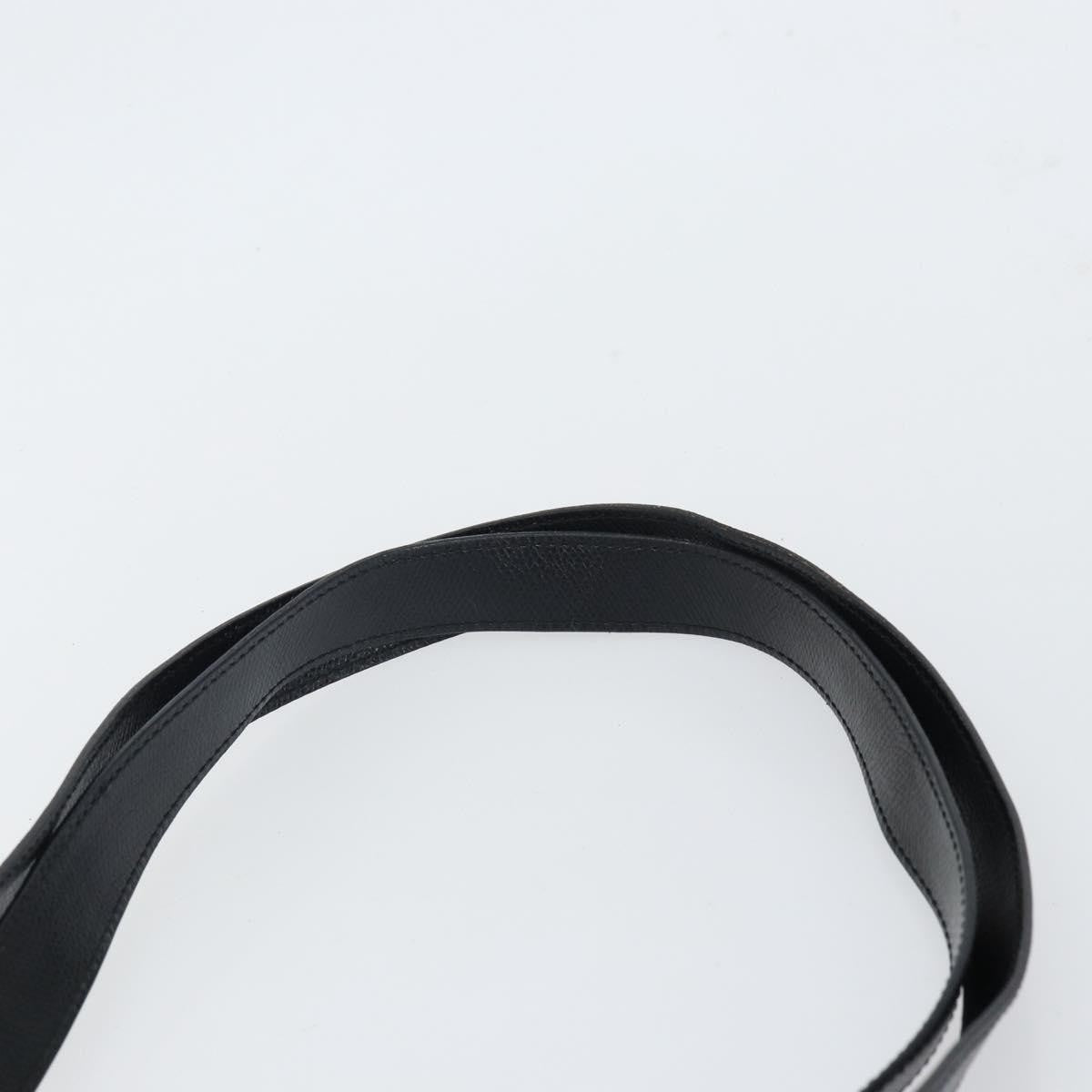 Celine Vintage turn lock shoulder Leather, Black, Leather, Handbag