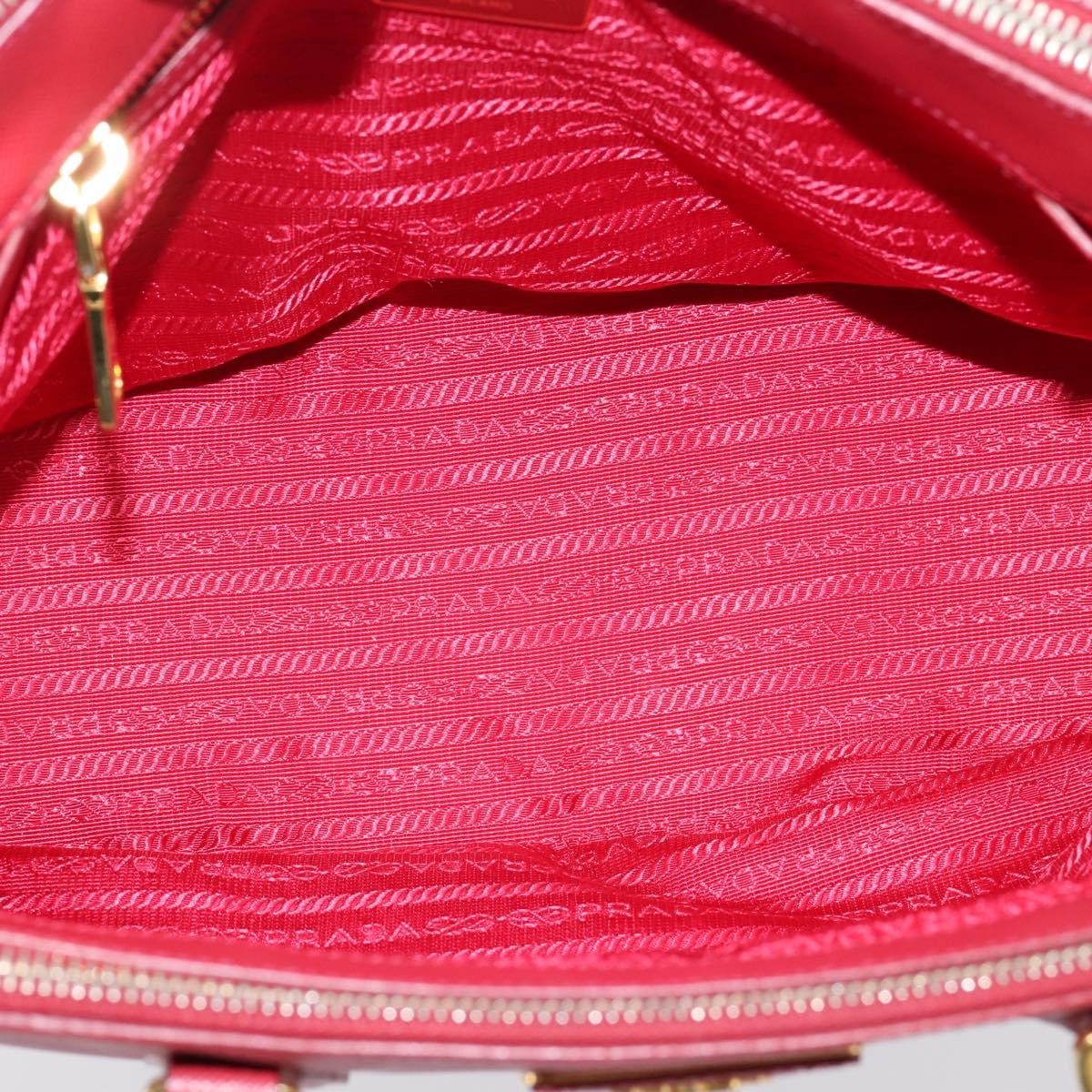 Prada Galleria  Strap Leather, Red, Leather, Handbag