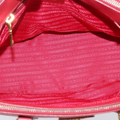 Prada Galleria  Strap Leather, Red, Leather, Handbag