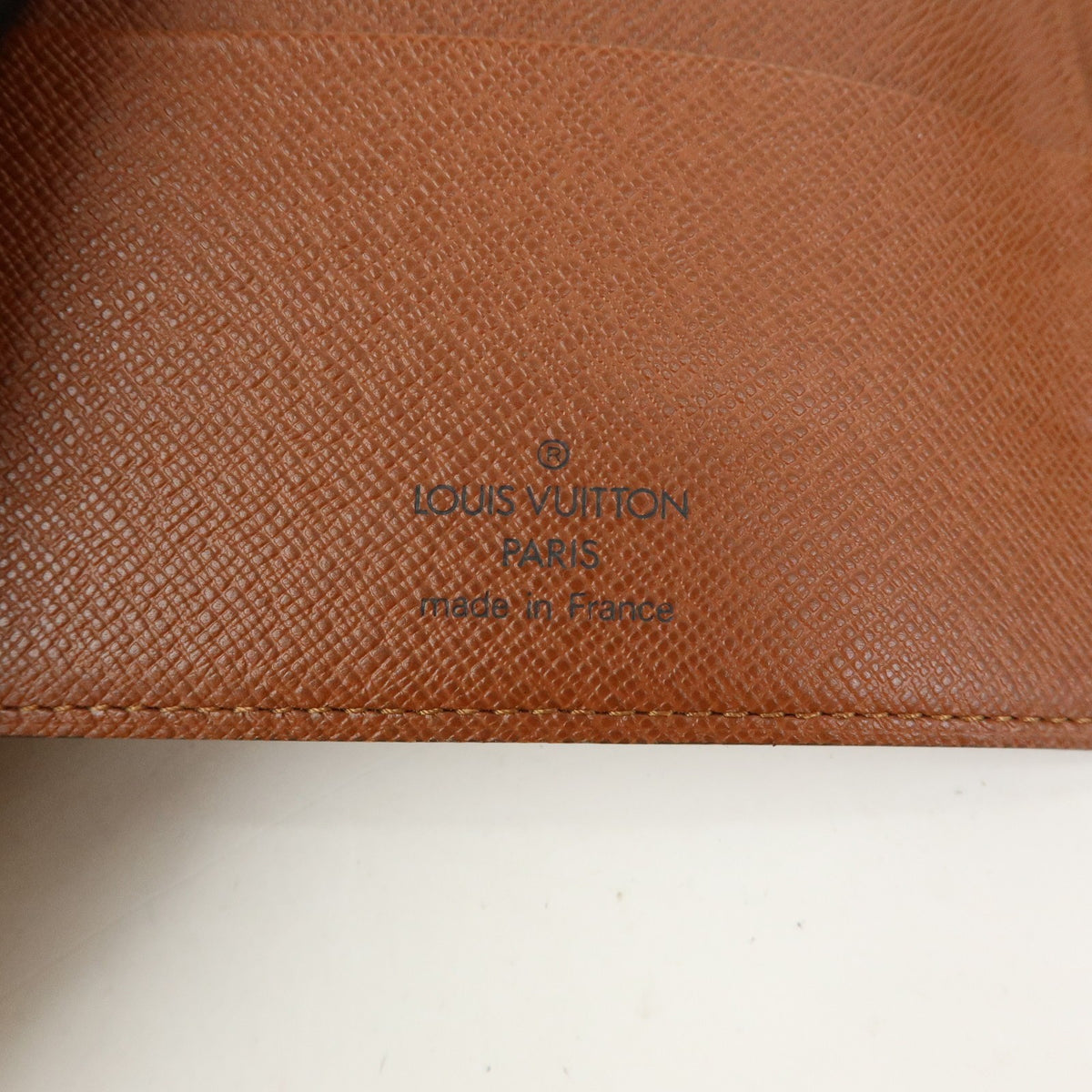 Louis Vuitton Ring Agenda Cover Monogram Canvas, Brown, Canvas, Briefcase