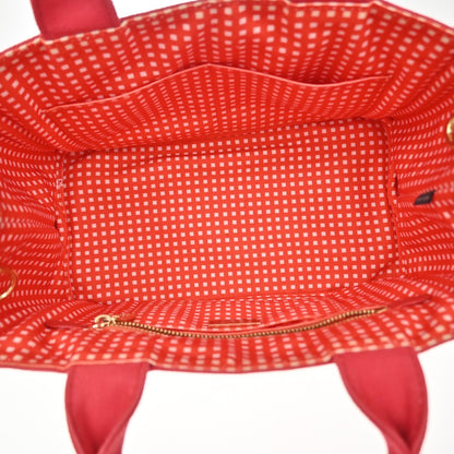 Prada Canapa Canvas, Red, Canvas, Tote Bag