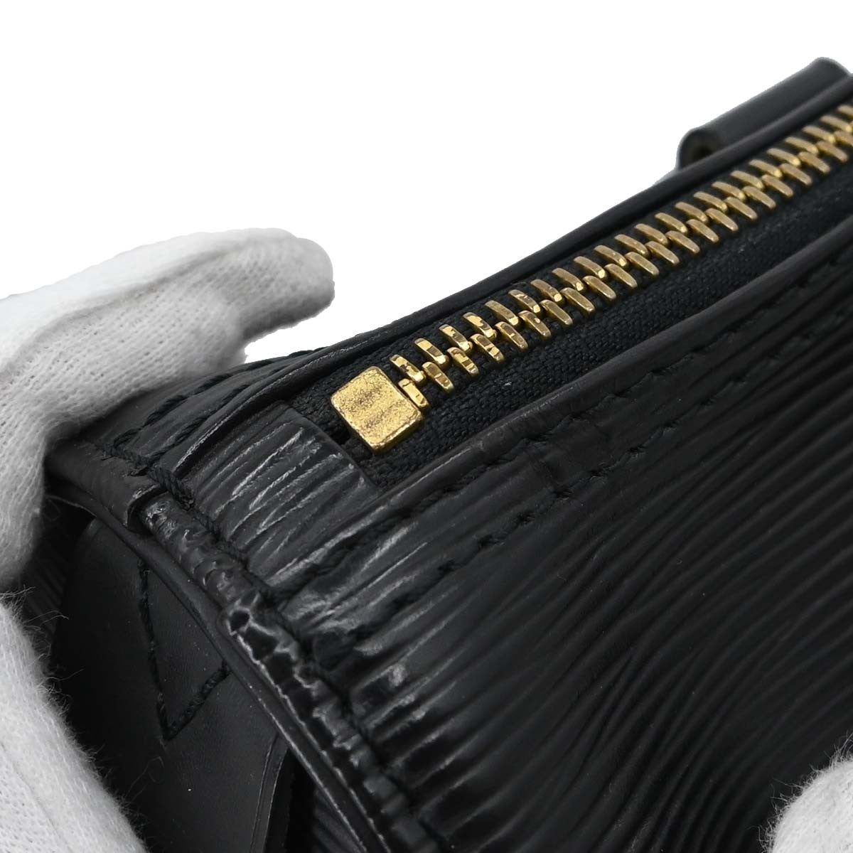 Louis Vuitton Speedy Epi Leather, Black, Leather, Handbag