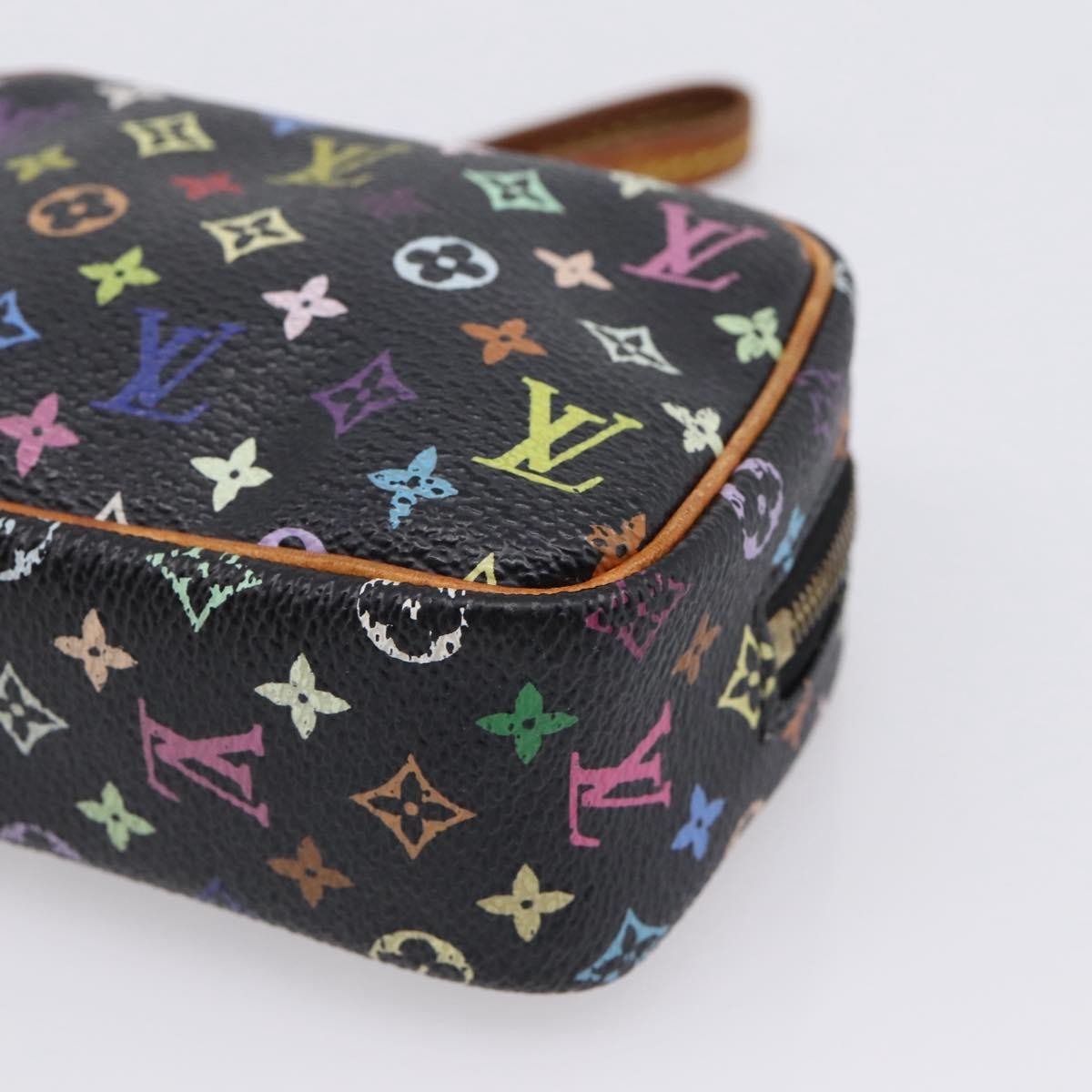 Louis Vuitton Wapity Trousse Monogram Multicolor, Black, Canvas, Clutch