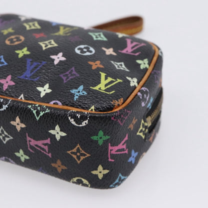 Louis Vuitton Wapity Trousse Monogram Multicolor, Black, Canvas, Clutch