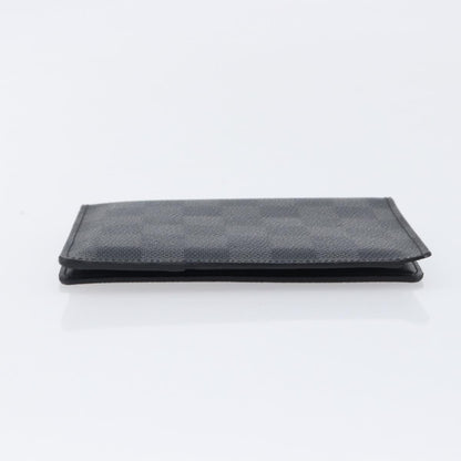 Louis Vuitton Passport Cover Damier Graphite, Gray, Canvas, Briefcase