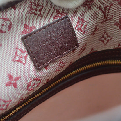 Louis Vuitton Mary Kate Messenger Mini Lin, Burgundy, Canvas, Shoulder Bag