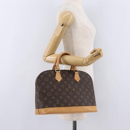 Louis Vuitton Alma Monogram Canvas, Brown, Canvas, Handbag