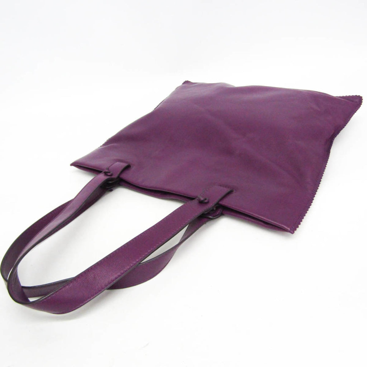 Loewe Anagram Leather, Purple, Leather, Tote Bag