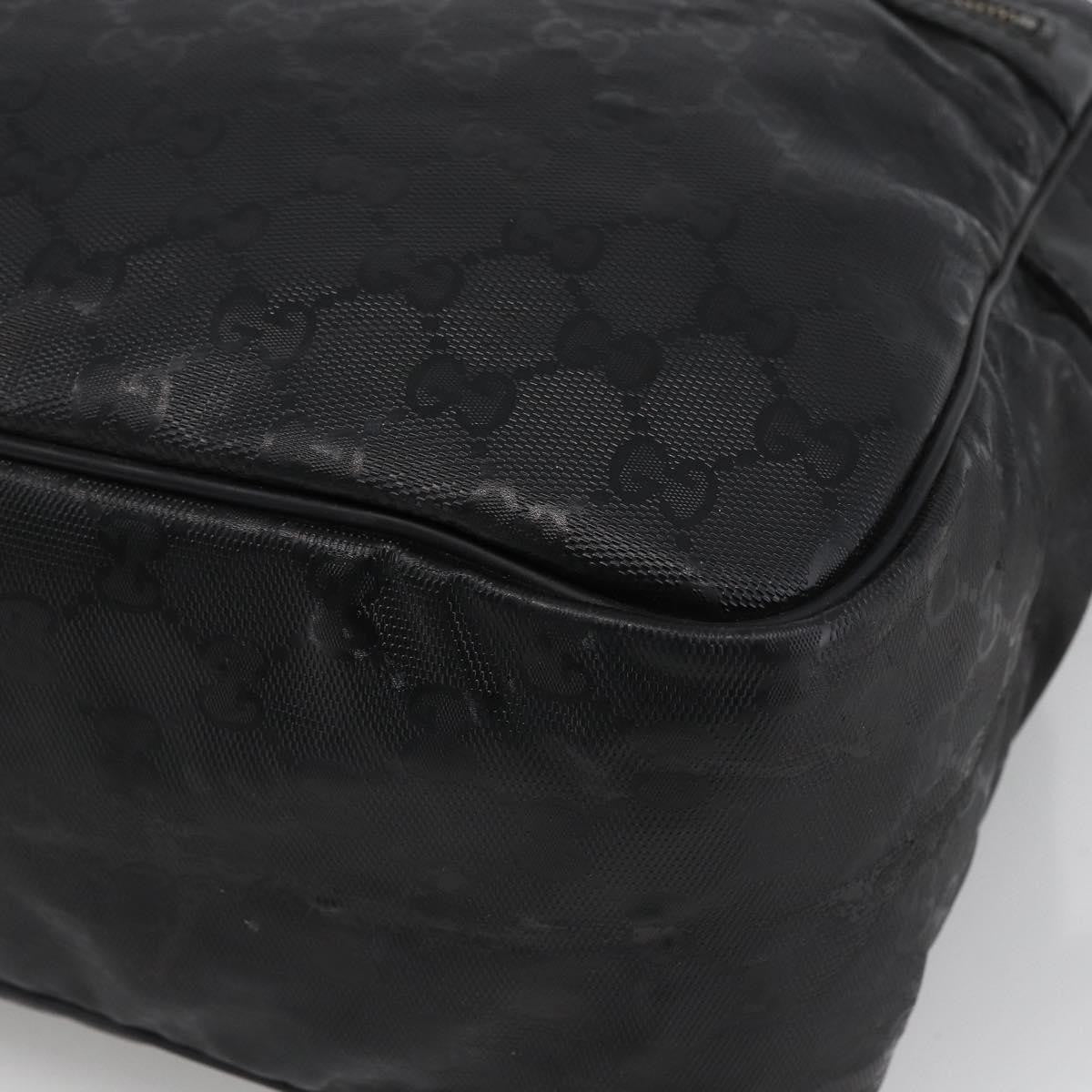 Gucci Zip Messenger GG Imprime, Black, Canvas, Handbag
