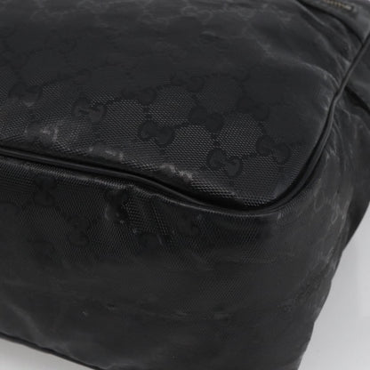 Gucci Zip Messenger GG Imprime, Black, Canvas, Handbag