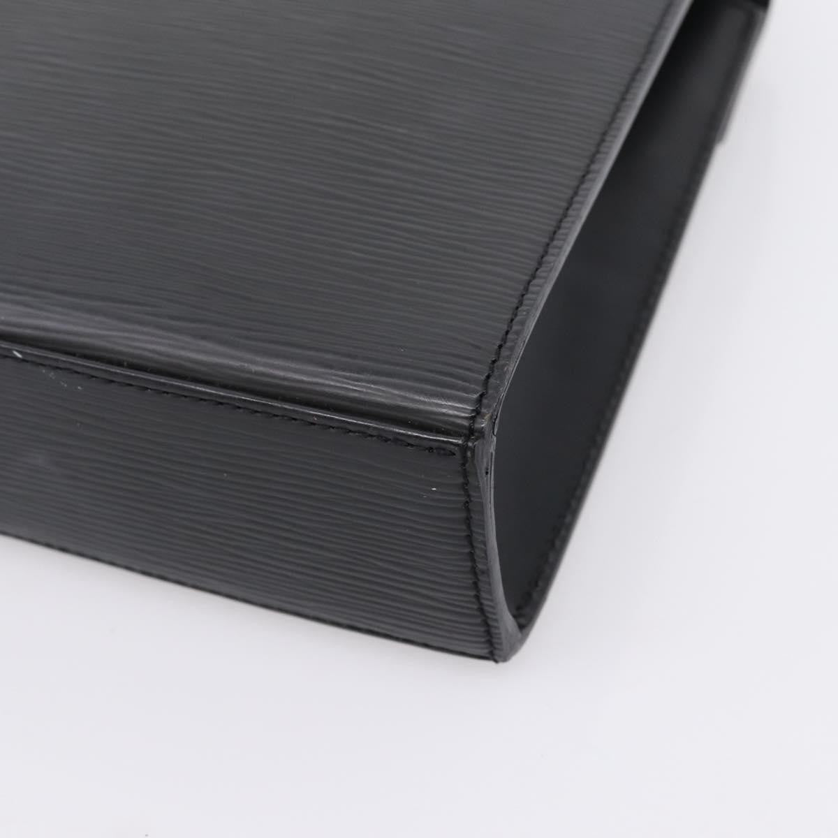Louis Vuitton Malesherbes Epi Leather, Black, Leather, Handbag