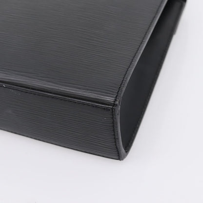 Louis Vuitton Malesherbes Epi Leather, Black, Leather, Handbag
