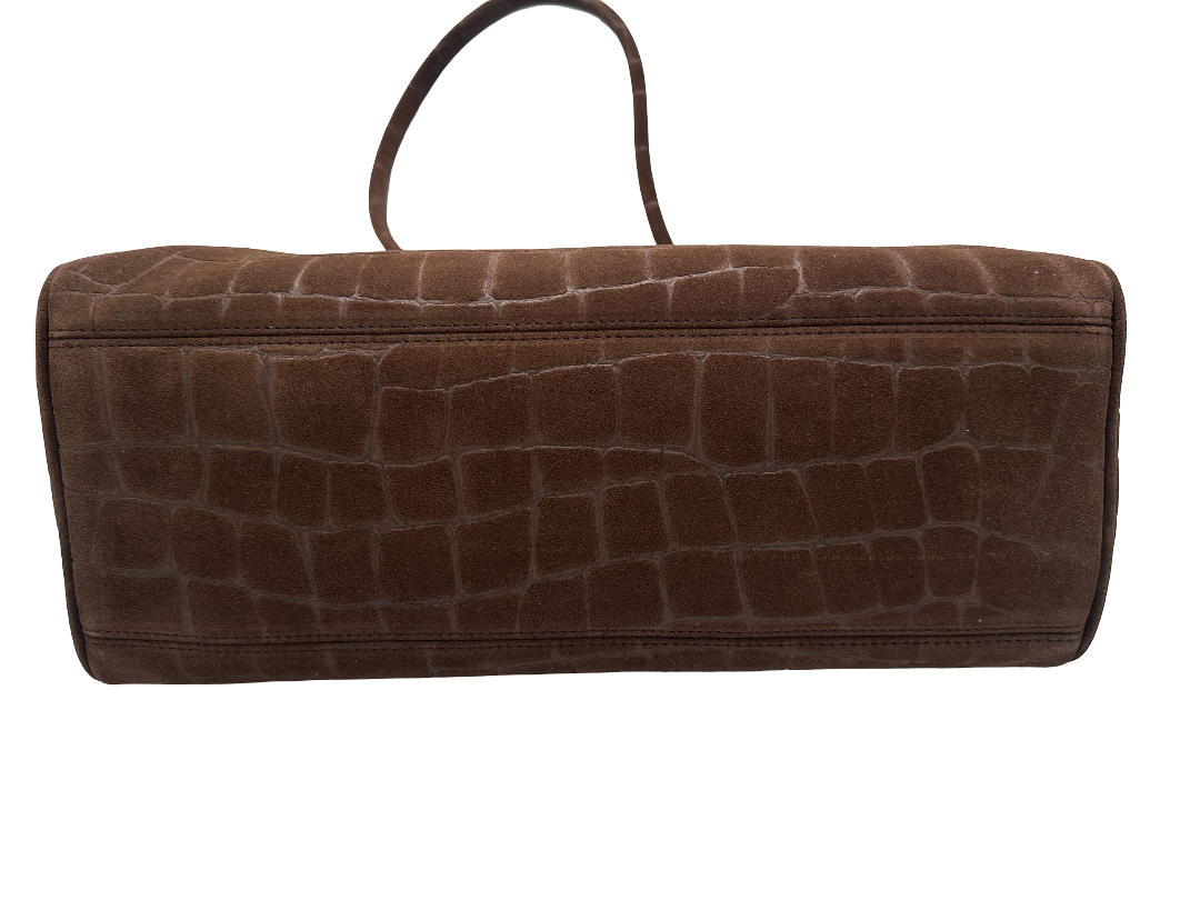 Jacquemus TURISMO Suede, BROWN, SUEDE, Handbag