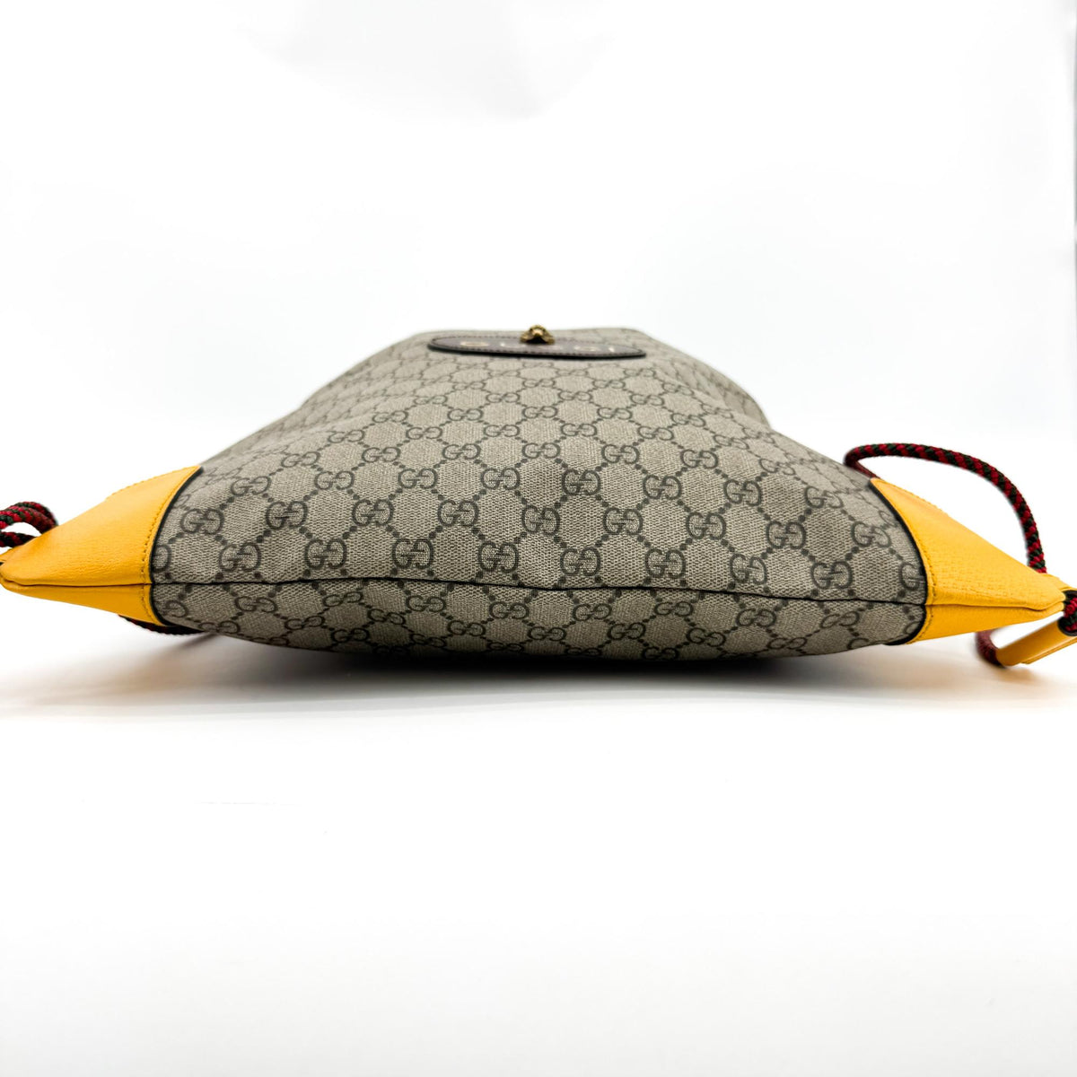 Gucci Neo Vintage Drawstring GG Coated Canvas, Beige, Canvas, Backpack
