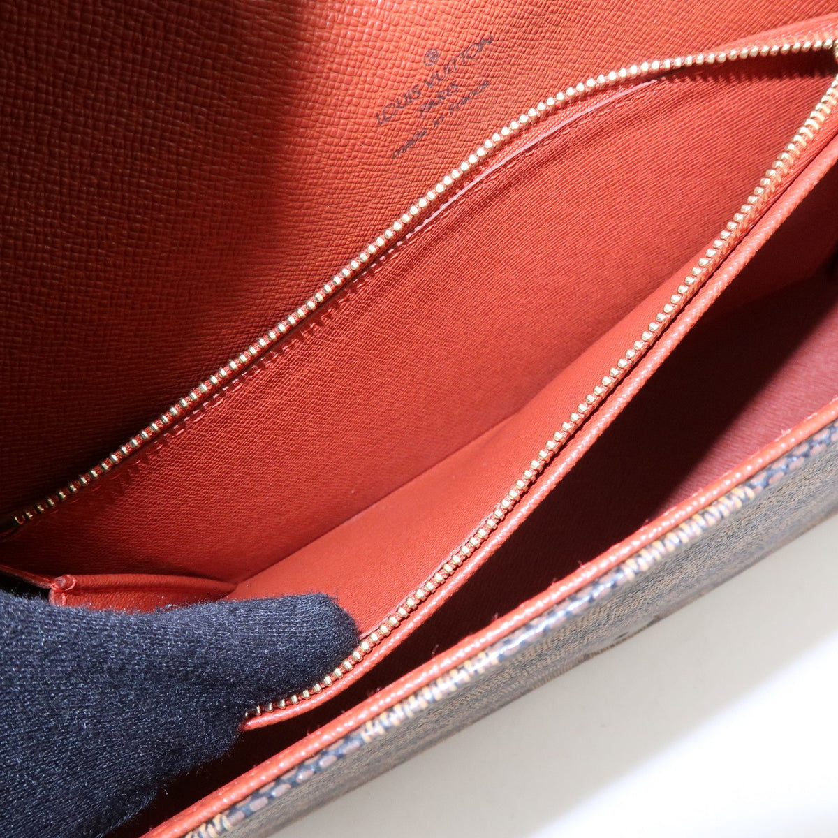 Louis Vuitton Tribeca Damier, Brown, Canvas, Handbag