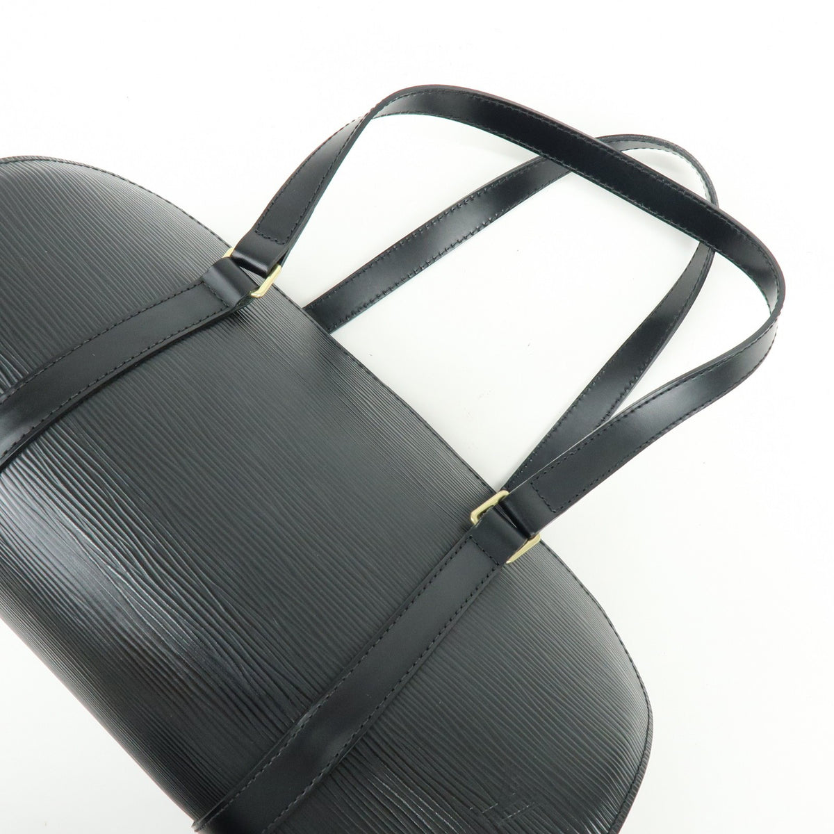 Louis Vuitton Soufflot Epi Leather, Black, Leather, Tote Bag